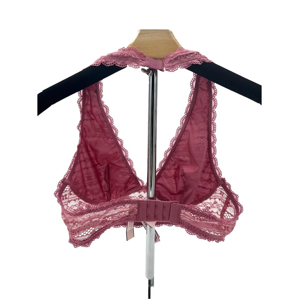 Victoria's Secret ‎ Bra Bralette Lace Style 11093727 Size Small Color Pink